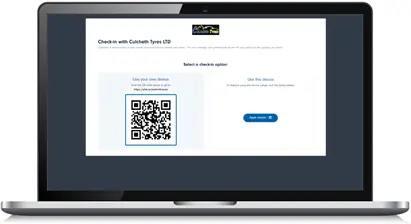 Culcheth Tyres Simple GMS Check-in App Mobile Image
